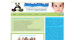 Desktop Screenshot of amazingpediatrics.com